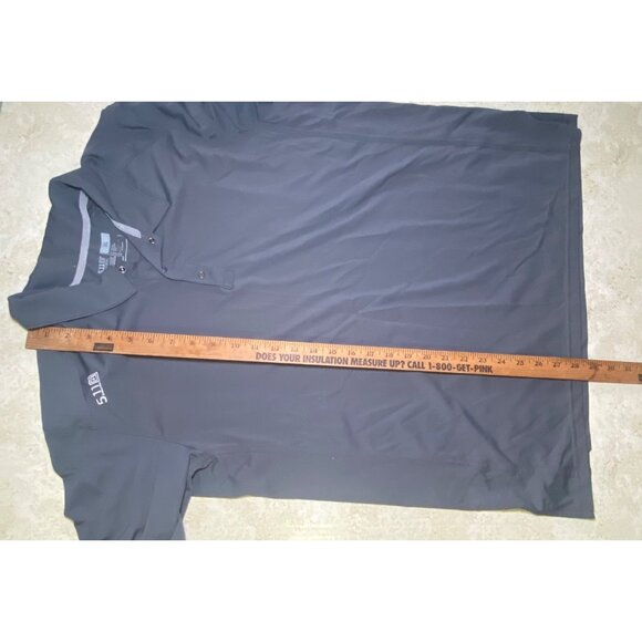 5.11 Tactical Mens Gray Polo Shirt XL Short Sleeve Performance Moisture-Wicking - Picture 6 of 6